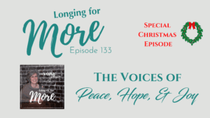 Read more about the article 133: The Voices of Peace, Hope, & Joy